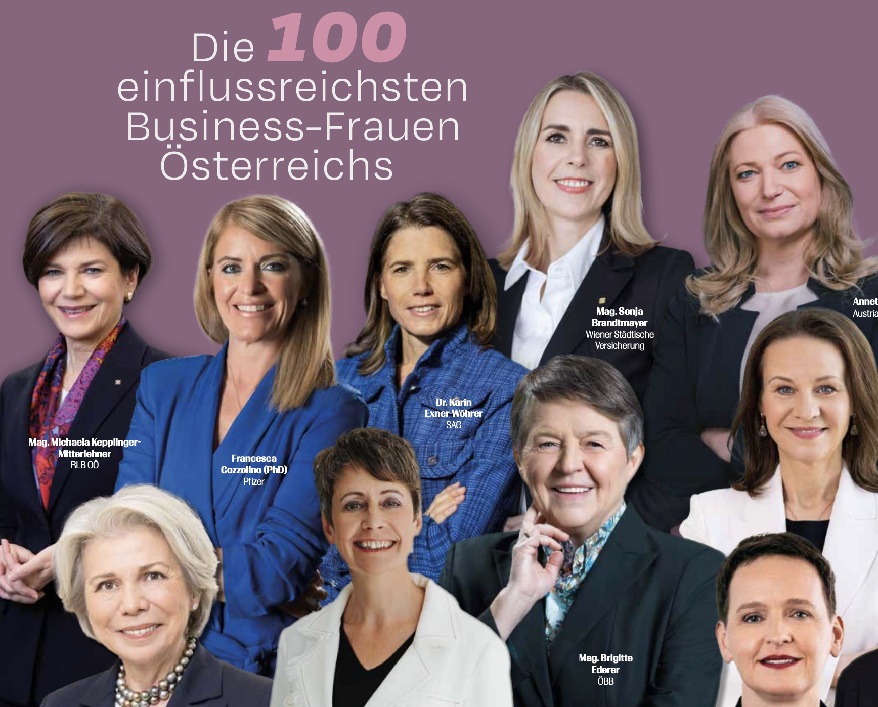 Jahres-Ausgabe Austrian Business Woman 2024: Die Top 100 Frauen Österreichs